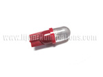 T10 1LED Clear Round Red